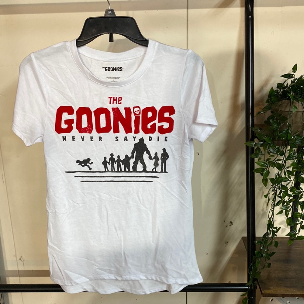 The Goonies Never Say Die white T-shirt